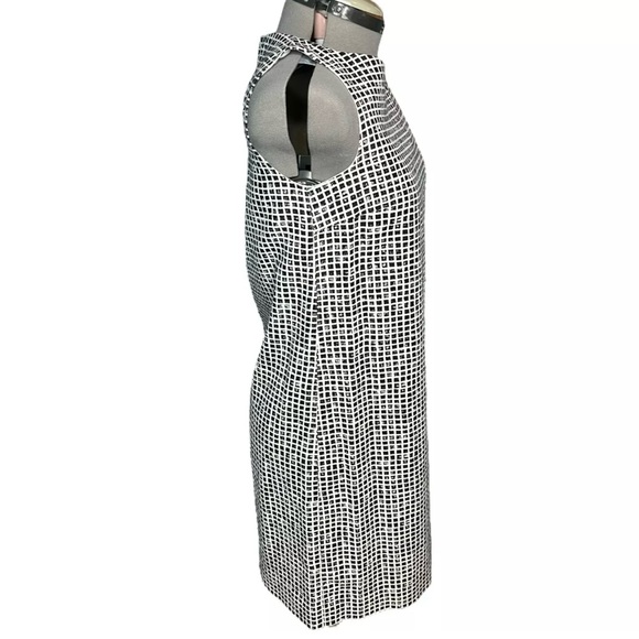 MaxMara Weekend Lavagna Black & White Shift Dress Checker Pattern Size 6 Womens - Picture 10 of 12